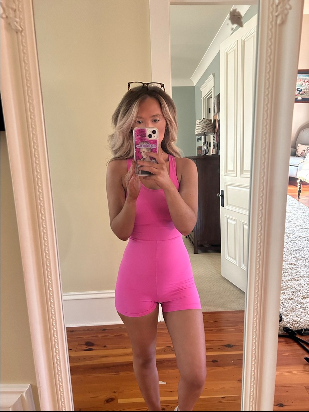 Pink Lily Barbie Active Romper